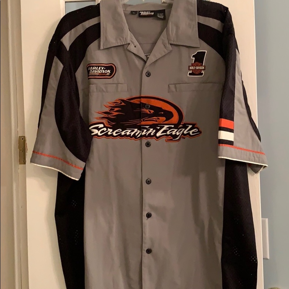 Harley Davidson Button Down